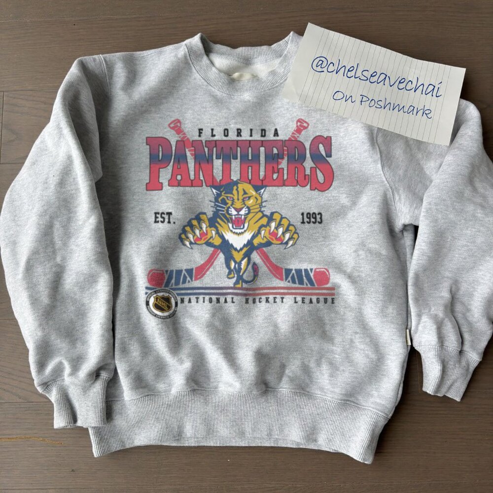 Vintage Florida Panthers Hockey Sweatshirt, 90s NHL Florida Panthers Shirt Tee